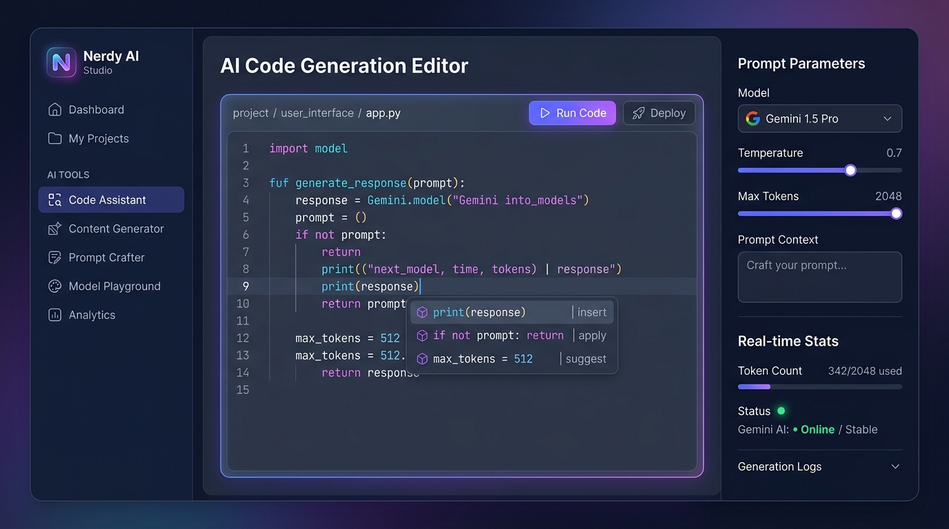 Nerdy AI Studio